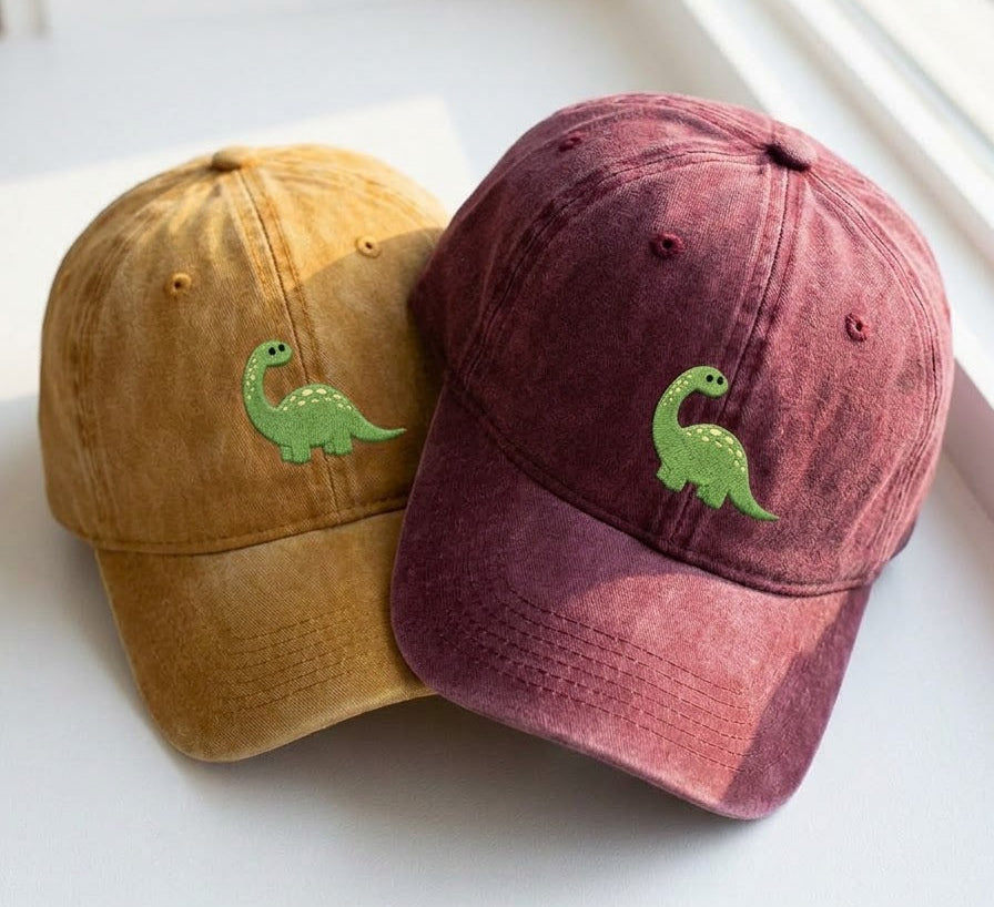 Green Dinosaur Embroidered Cap - view 2