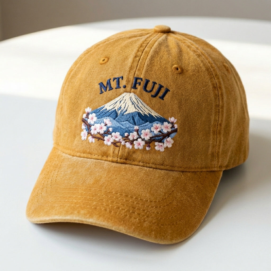Japanese Fuji Mountain Embroidered Sweatshirt – Trendy Streetwear - photo 2