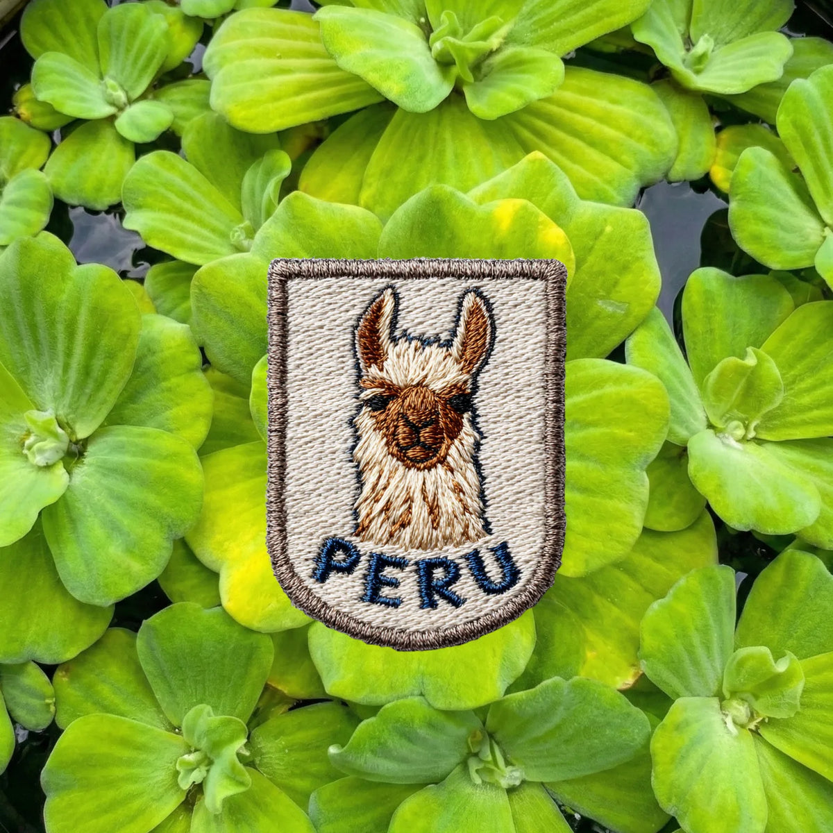 Peru Llama Andes Mountain Animal Embroidered Patch - product photo 1