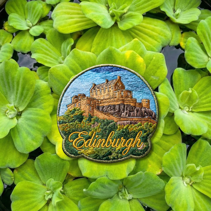 Edinburgh Scotland Historic Castle Embroidered Patch