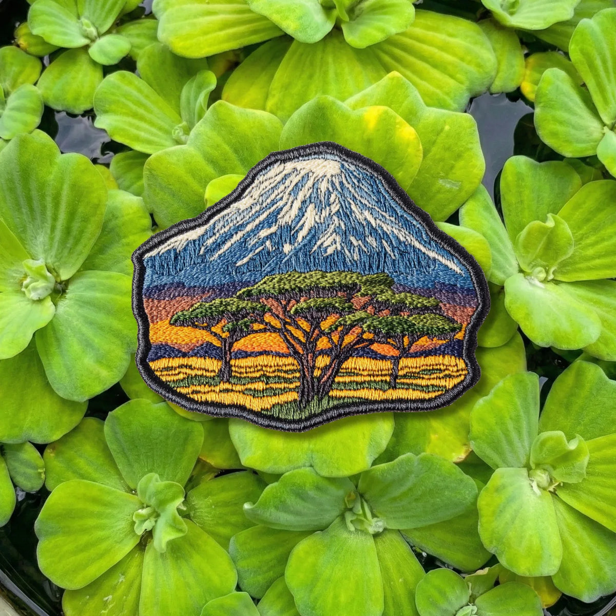 Mount Kilimanjaro Tanzania Embroidered Patch - product photo 1