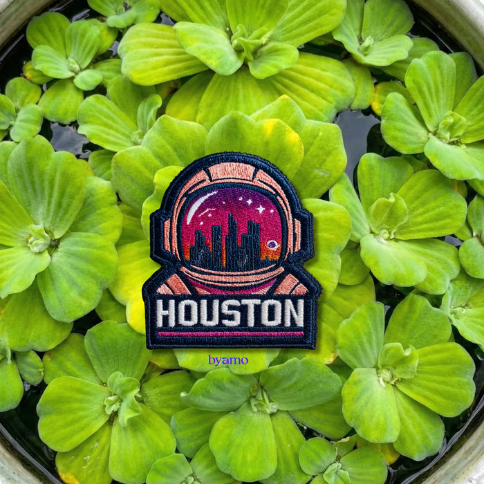 Houston Texas Space Embroidered Patch