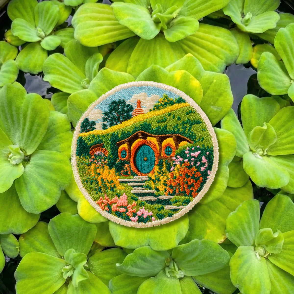 Hobbiton New Zealand Shire Hobbit Hole Embroidered Patch - product photo 1