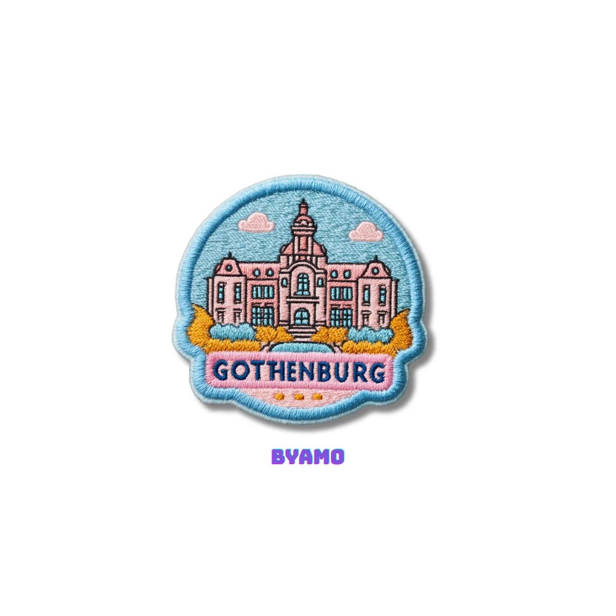 Gothenburg Sweden City Hall Embroidered Patch - product photo 1
