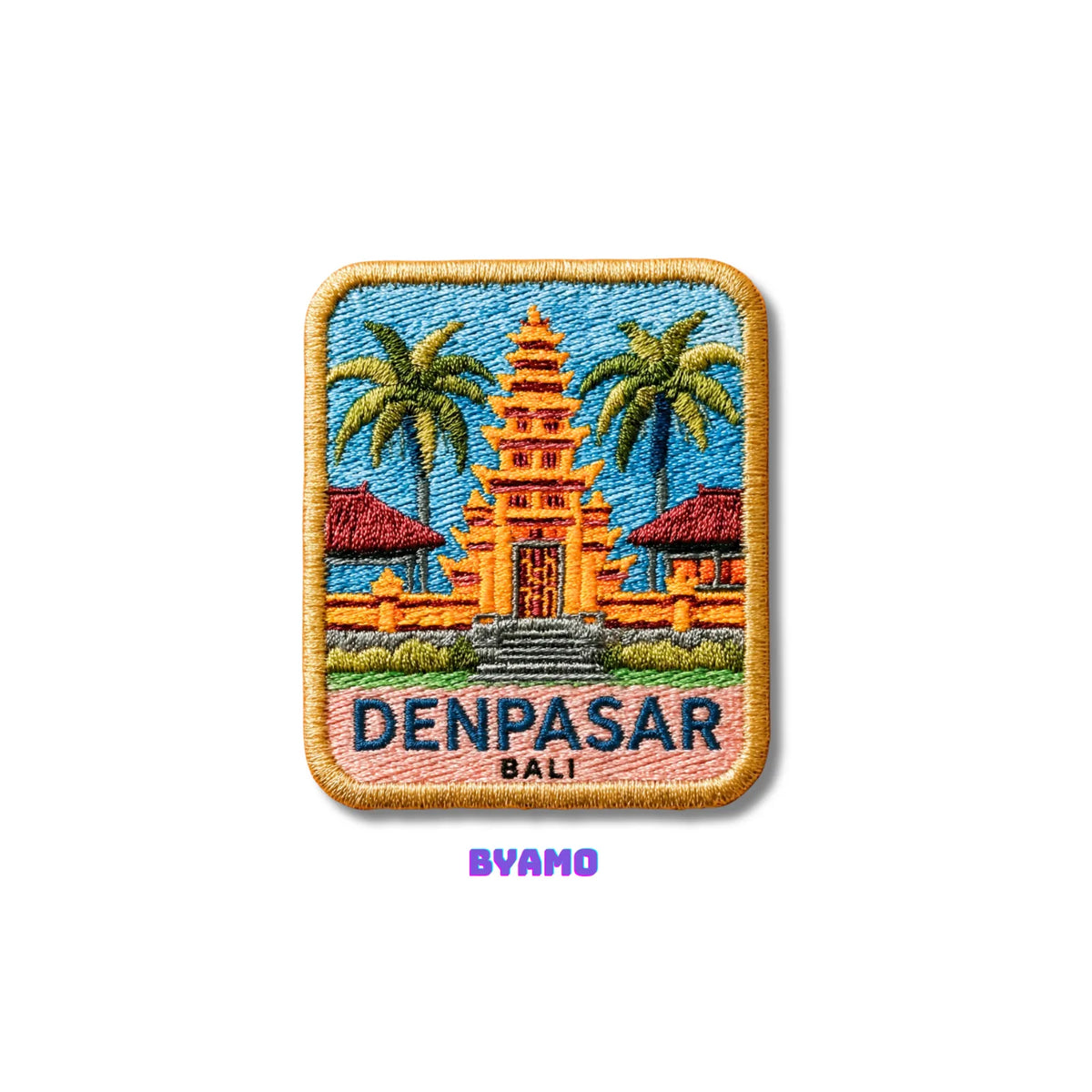 Denpasar Bali Indonesia Embroidered Patch - product photo 1