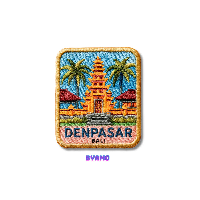 Denpasar Bali Indonesia Embroidered Patch