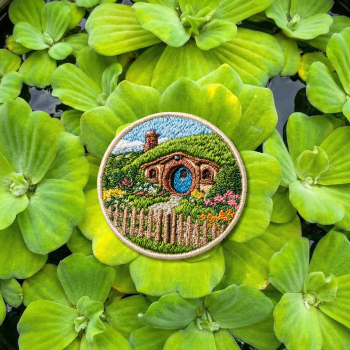 Hobbit Hole New Zealand Embroidered Patch