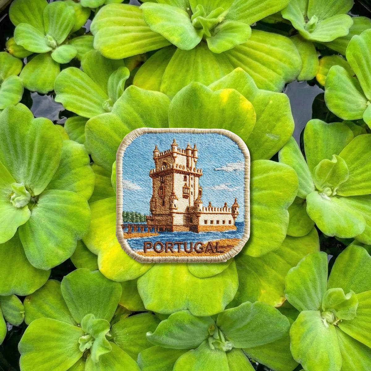 Portugal Belem Tower Embroidered Patch - product photo 1