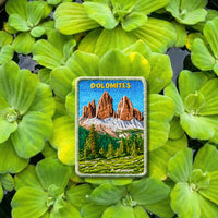 Dolomites Italy Mountain Peaks Alpine Embroidered Patch - product photo 1