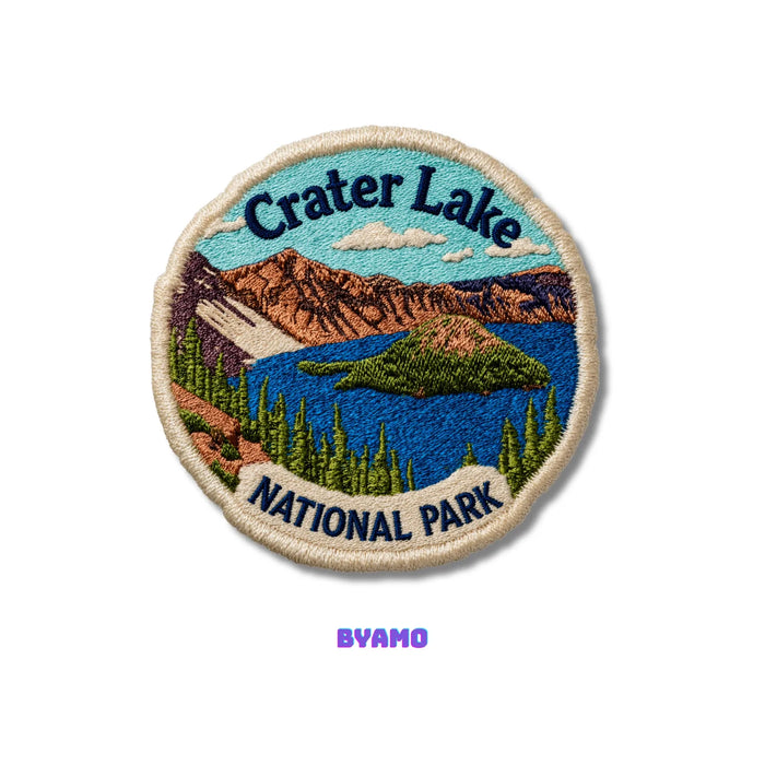 Crater Lake National Park Oregon Embroidered Patch