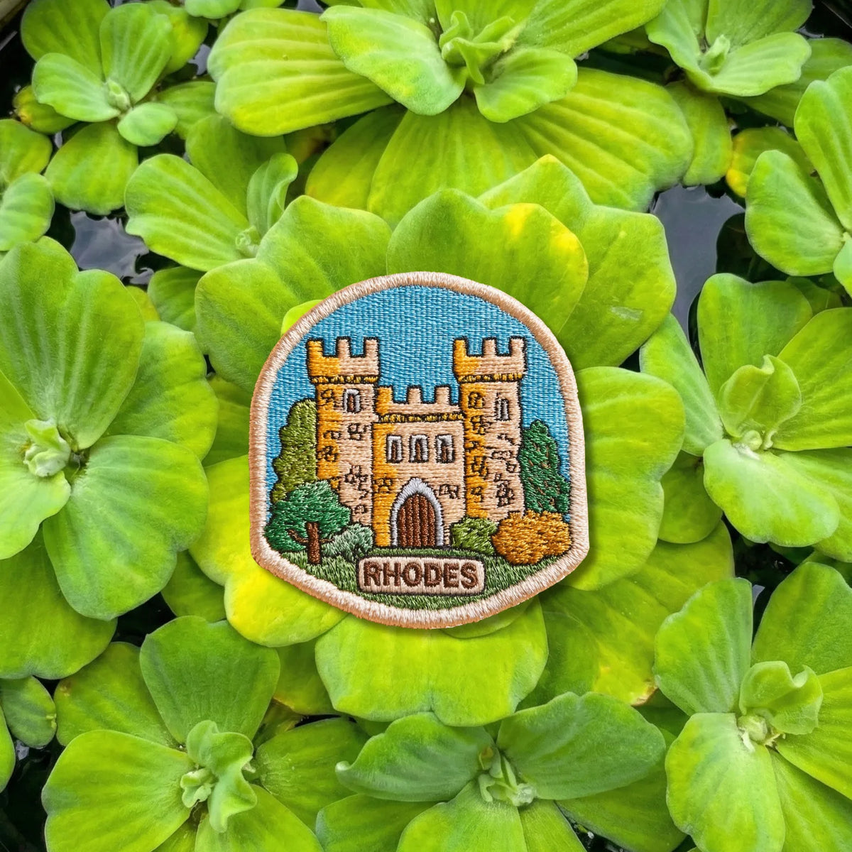 Rhodes Greece Embroidered Patch - product photo 1