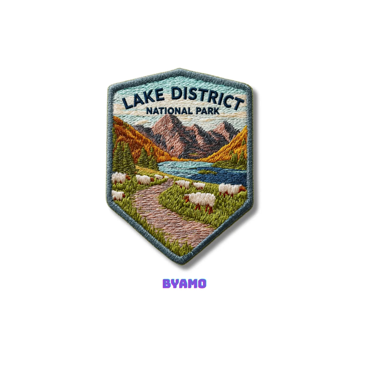 Lake District National Park UK Embroidered Patch - product photo 1