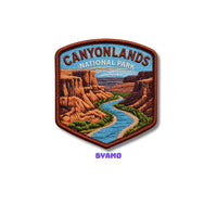 Canyonlands National Park River Canyon Iron On Patch - product photo 1