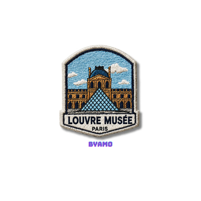 Louvre Museum Paris France Embroidered Patch