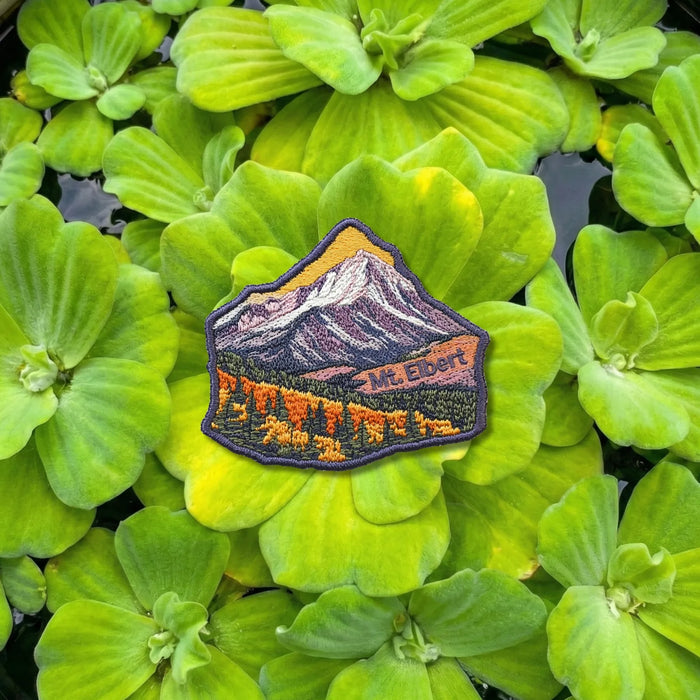Mount Elbert Colorado Rocky Mountains Embroidered Patch