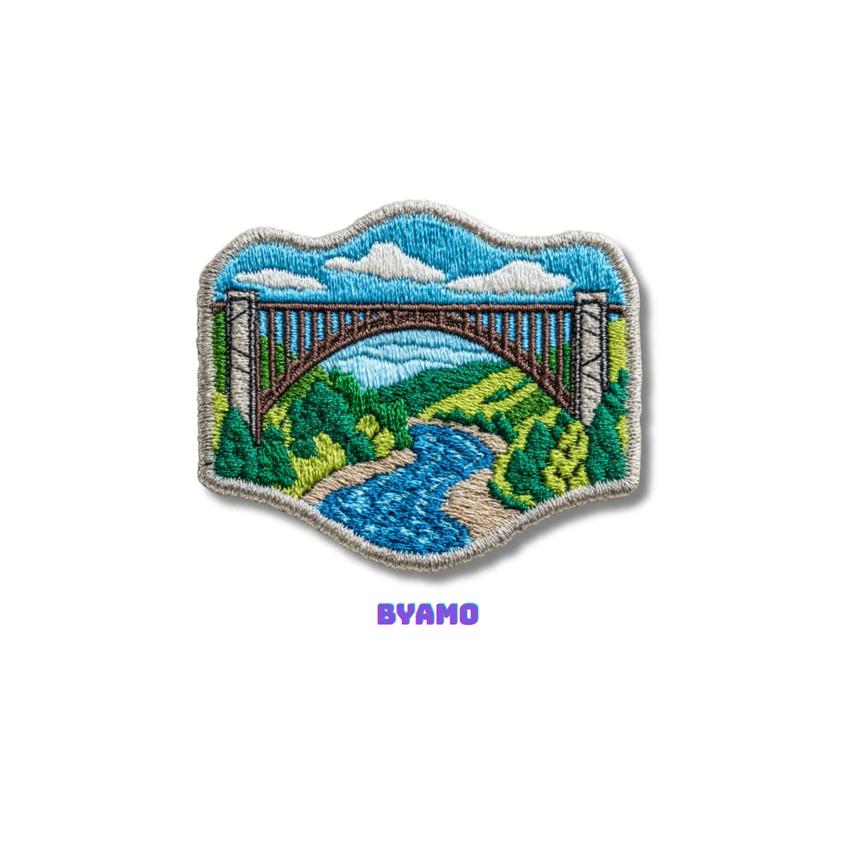 New River Gorge National Park Bridge Iron On Patch - product photo