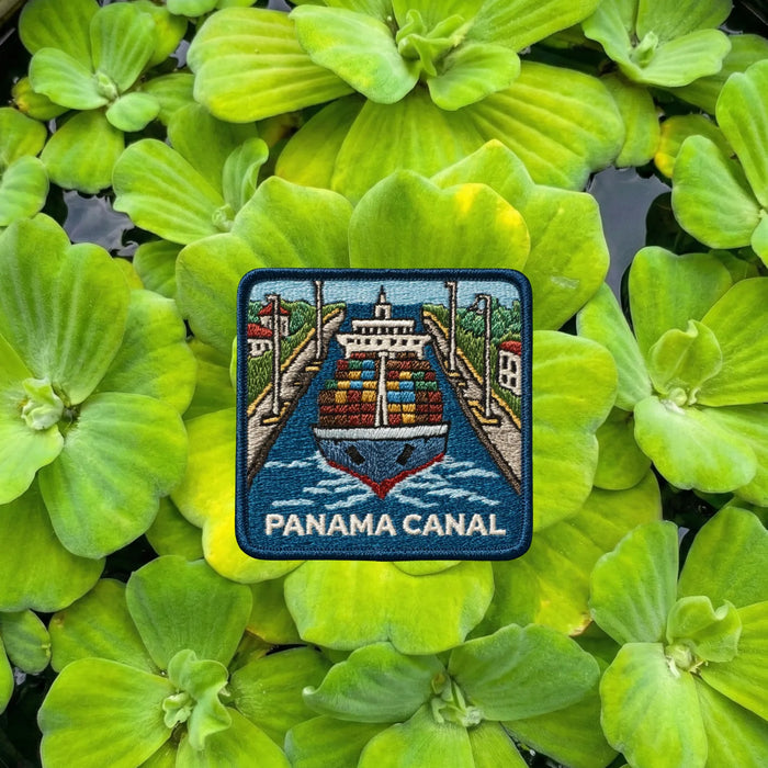 Panama Canal Container Ship Cargo Vessel Embroidered Patch