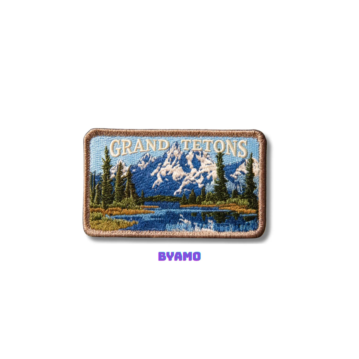 Grand Tetons National Park Embroidered Patch - product photo 2