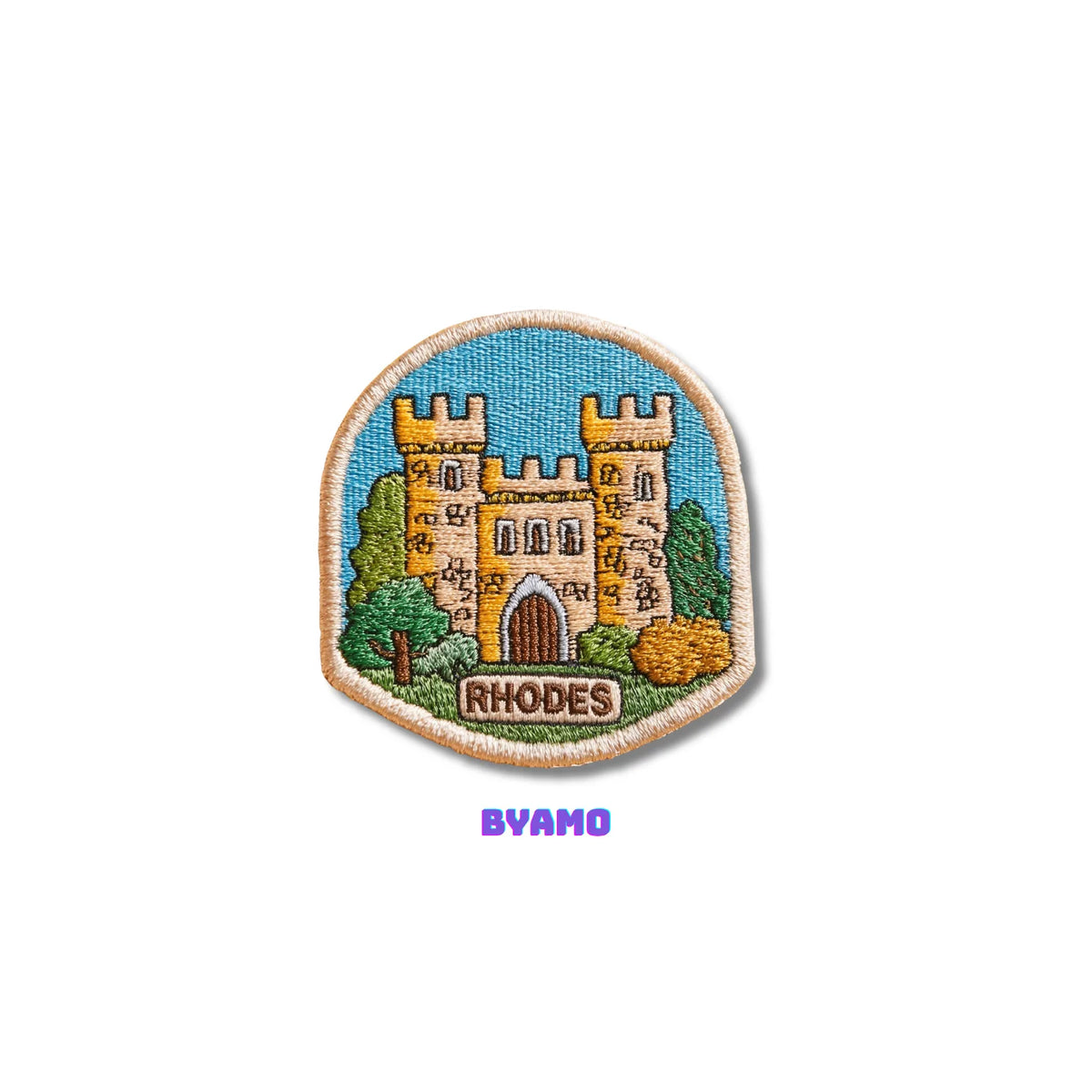 Rhodes Greece Embroidered Patch - product photo 2