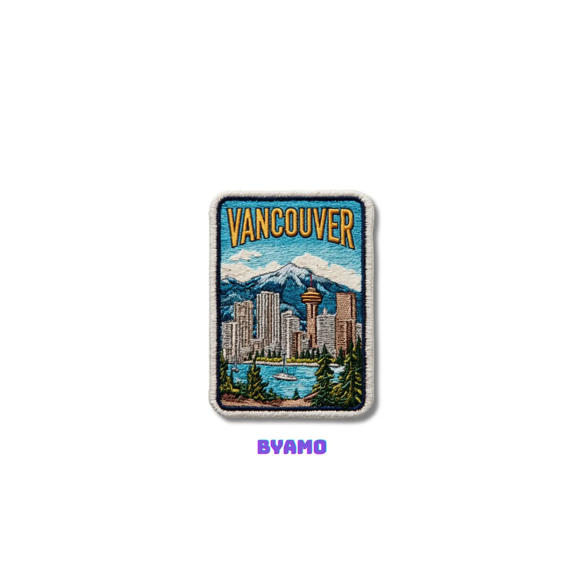 Vancouver Canada Embroidered Patch - product photo 2