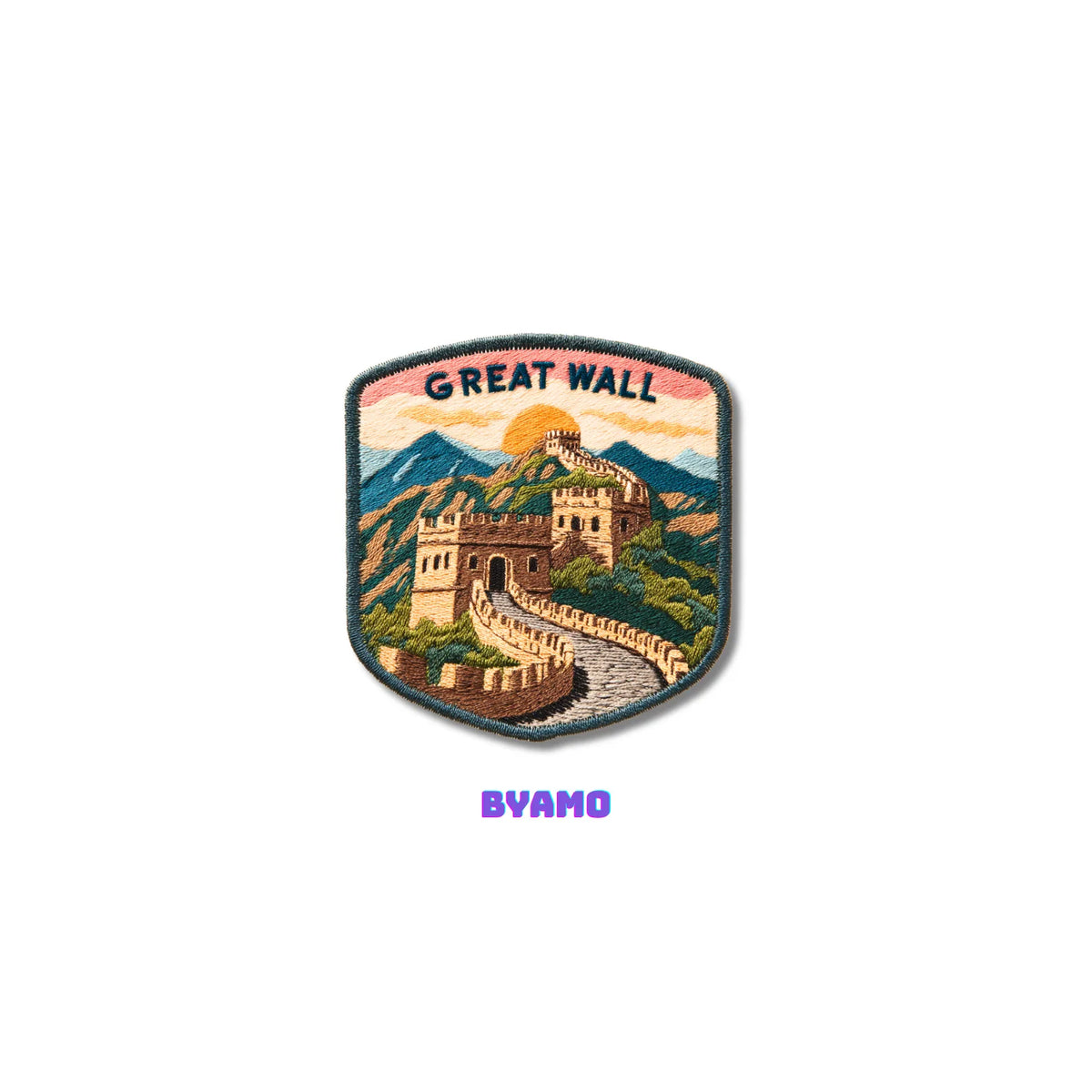Great Wall China Embroidered Patch - product photo 2