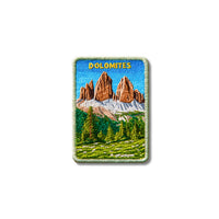 Dolomites Italy Mountain Peaks Alpine Embroidered Patch - product photo 2