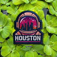 Houston Texas Space Embroidered Patch - product photo 2