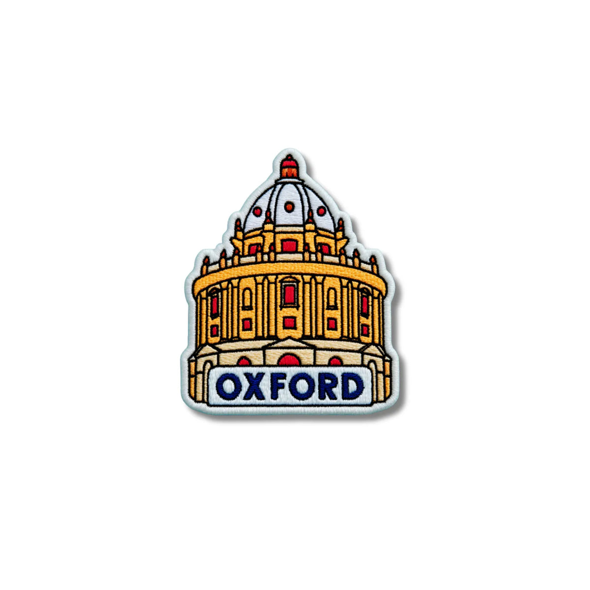 UK Oxford University Library Travel Patch - Embroidered Landmark Souvenir for Backpacks & Jackets - product photo 2