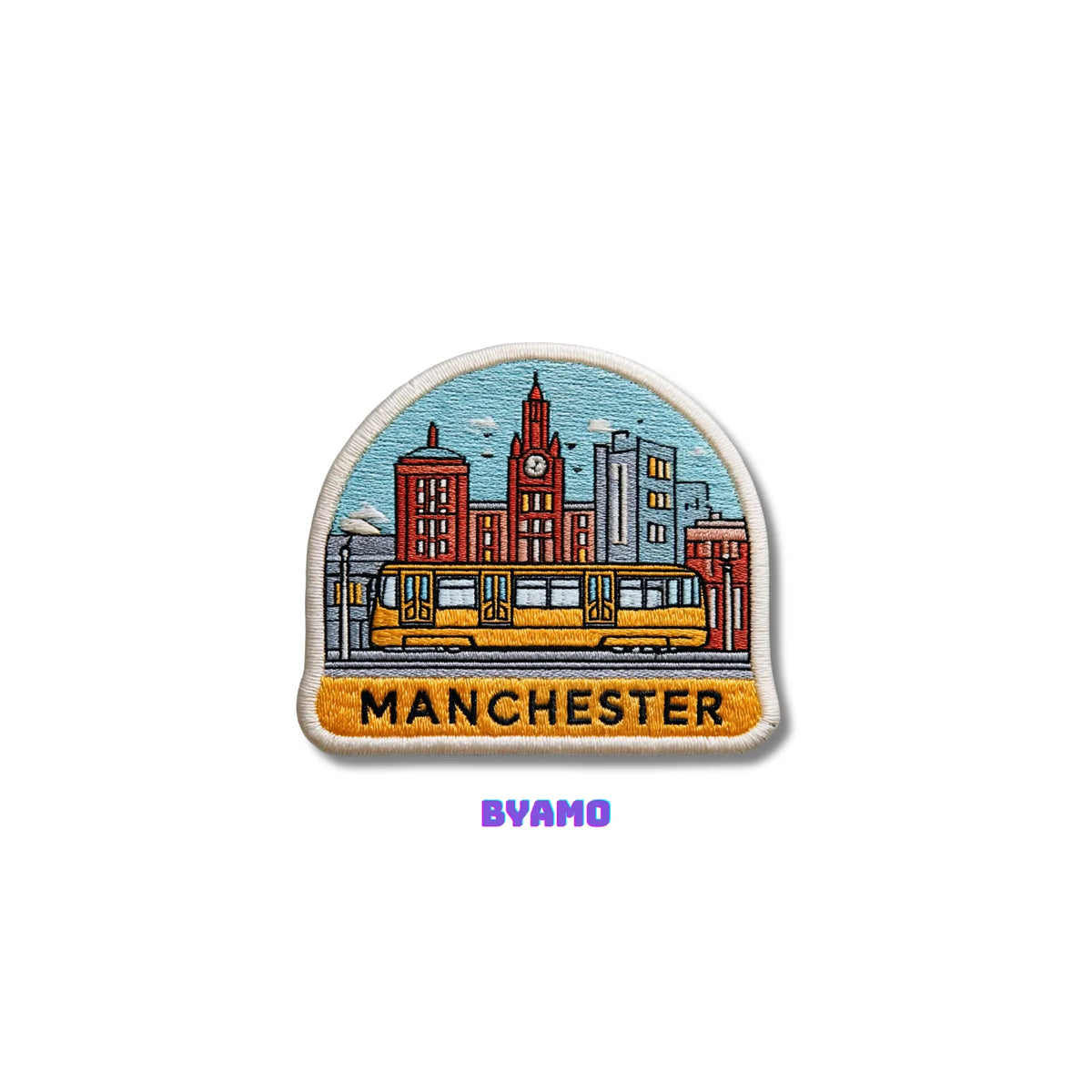 Manchester UK Embroidered Patch - product photo 2