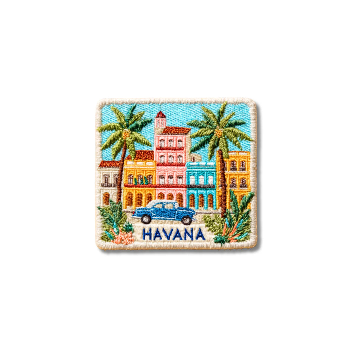 Havana Cuba Embroidered Patch - product photo 2