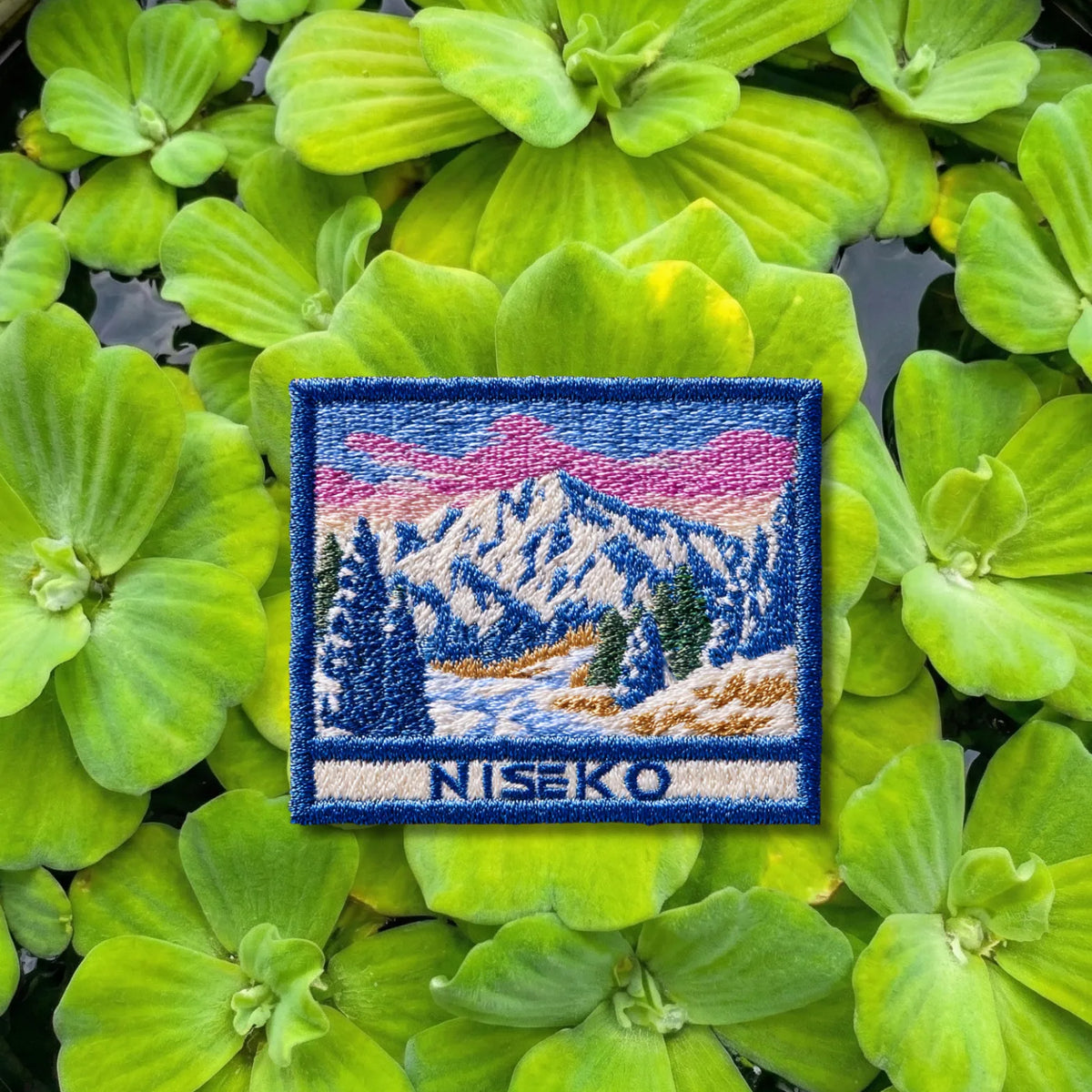 Niseko Japan Mountain Embroidered Patch - product photo 2