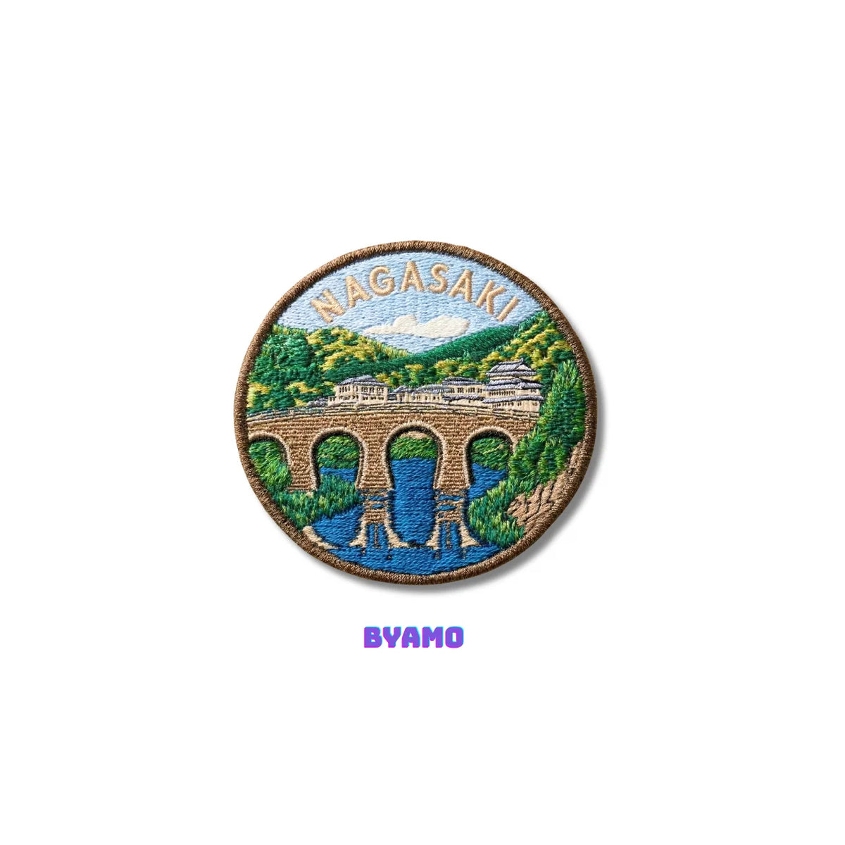 Nagasaki Japan Embroidered Patch - product photo 2