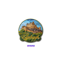 Edinburgh Scotland Historic Castle Embroidered Patch - product photo 2