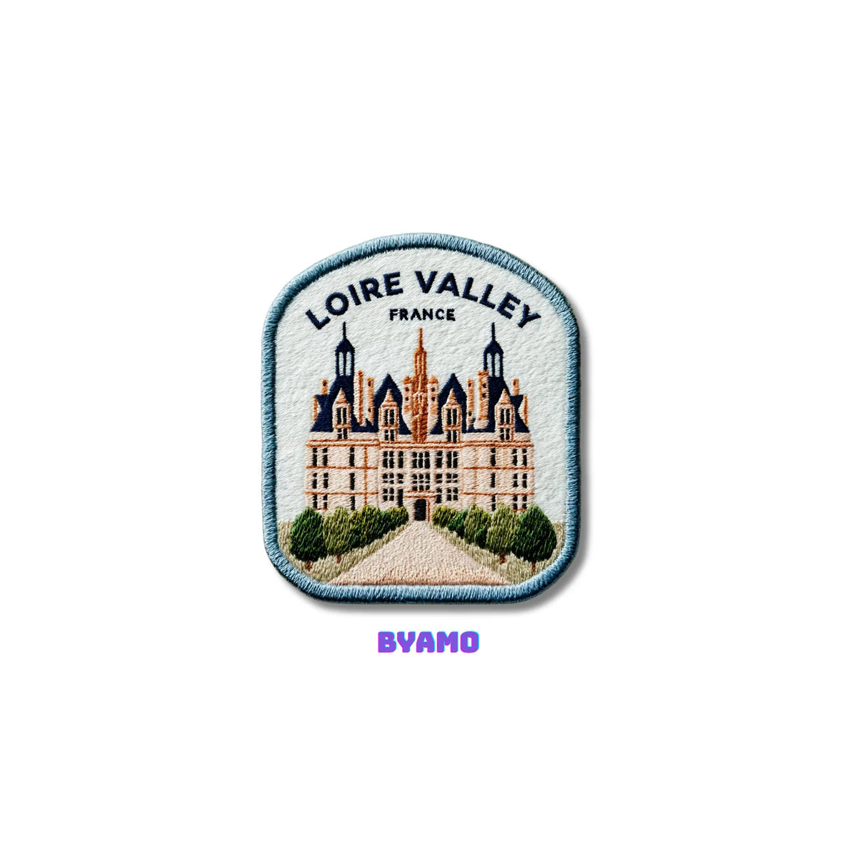 Loire Valley France Embroidered Patch - product photo 2