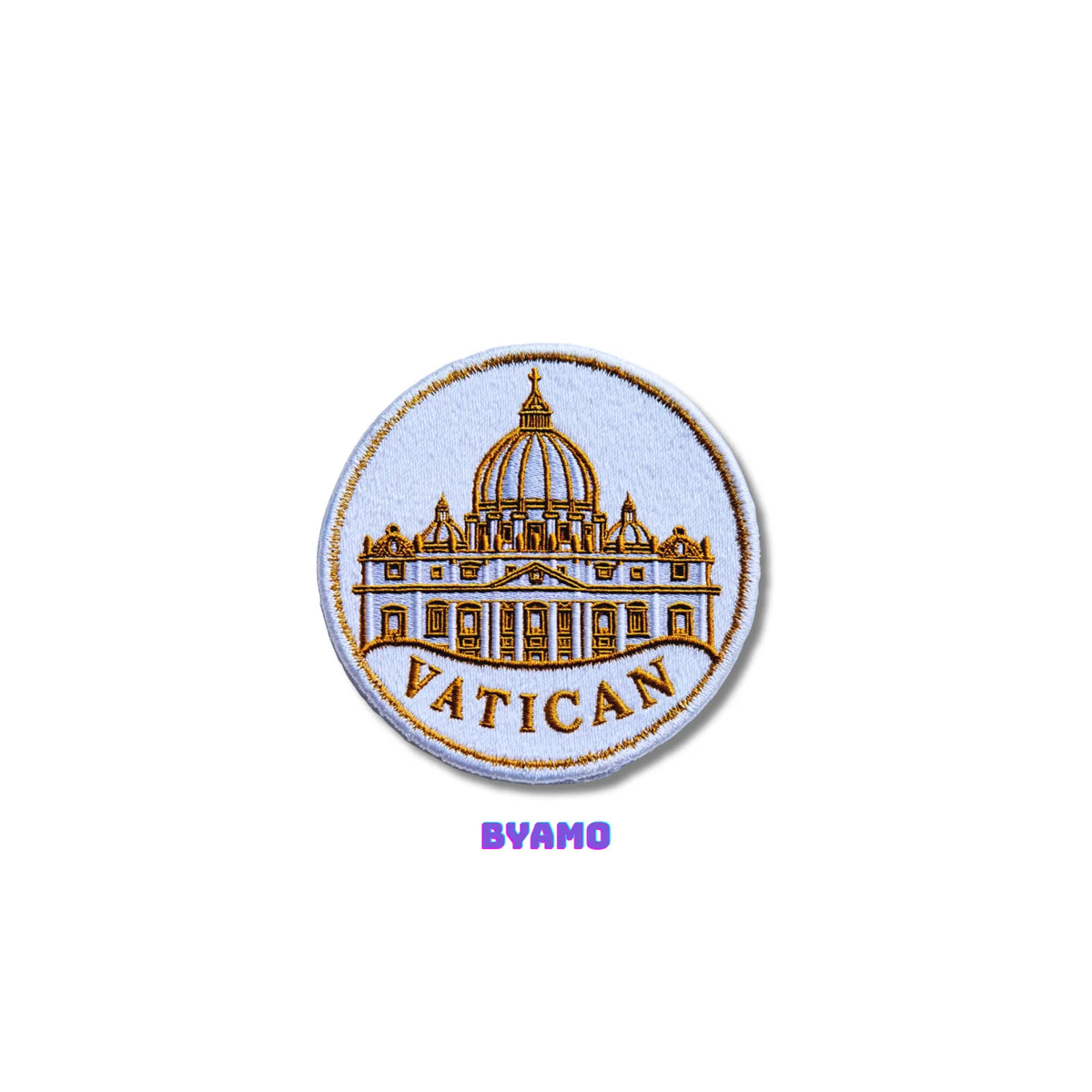 Vatican St Peter's Dome Travel Patch - Embroidered Landmark Souvenir for Backpacks & Jackets - product photo 2