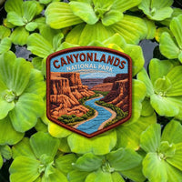 Canyonlands National Park River Canyon Iron On Patch - product photo 2