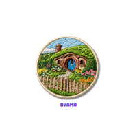 Hobbit Hole New Zealand Embroidered Patch - product photo 2