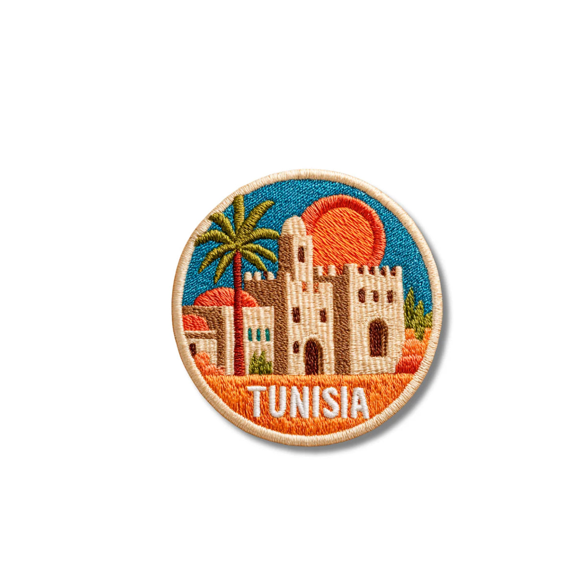 Tunisia North Africa Architecture Embroidered Patch - product photo 2
