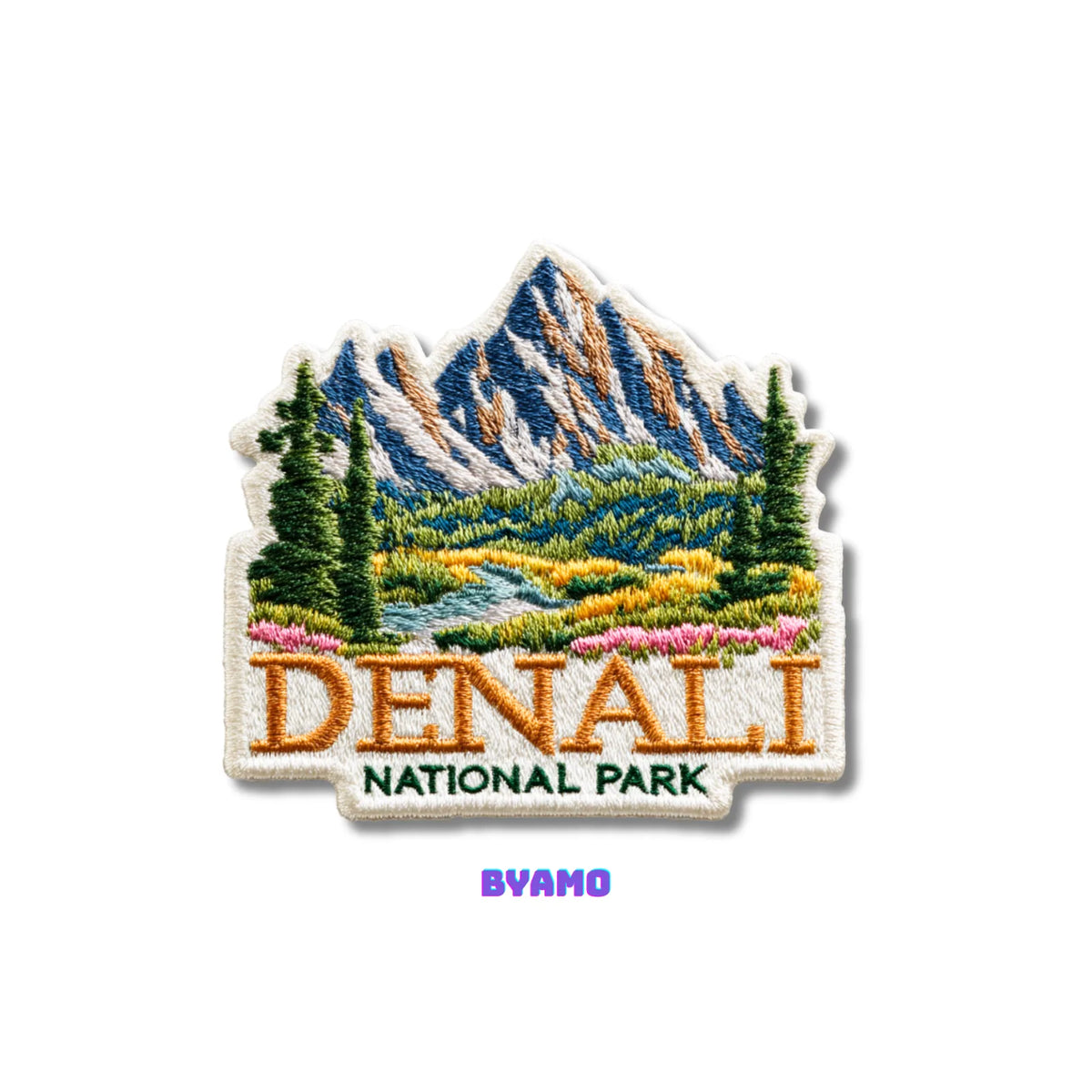 Denali National Park Embroidered Patch - product photo 2