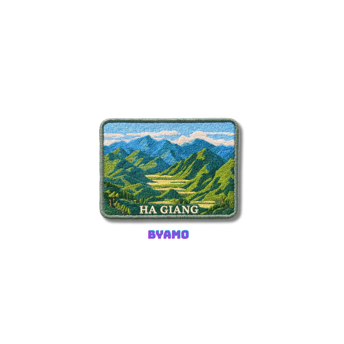 Vietnam Ha Giang Loop Travel Patch - Embroidered Scenic Nature Souvenir for Backpacks & Jackets - product photo 2