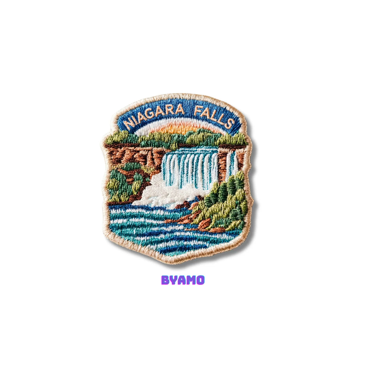 Niagara Falls Canada USA Embroidered Patch - product photo 2