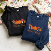 Nature's Magic Autumn Embroidered Sweatshirt - product photo 3