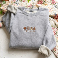 Coffee Love Club Embroidered Sweatshirt | Cafe Lover Gift - product photo 5