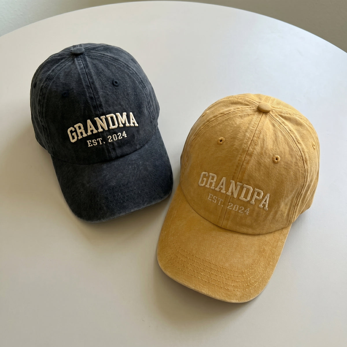Custom Embroidered Grandpa Baseball Cap – Perfect Gift for New Grandparents - photo 2