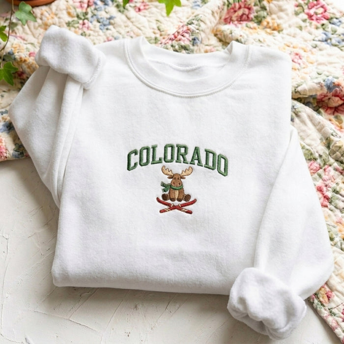 Colorado Embroidered Sweater – Trendy Streetwear Style