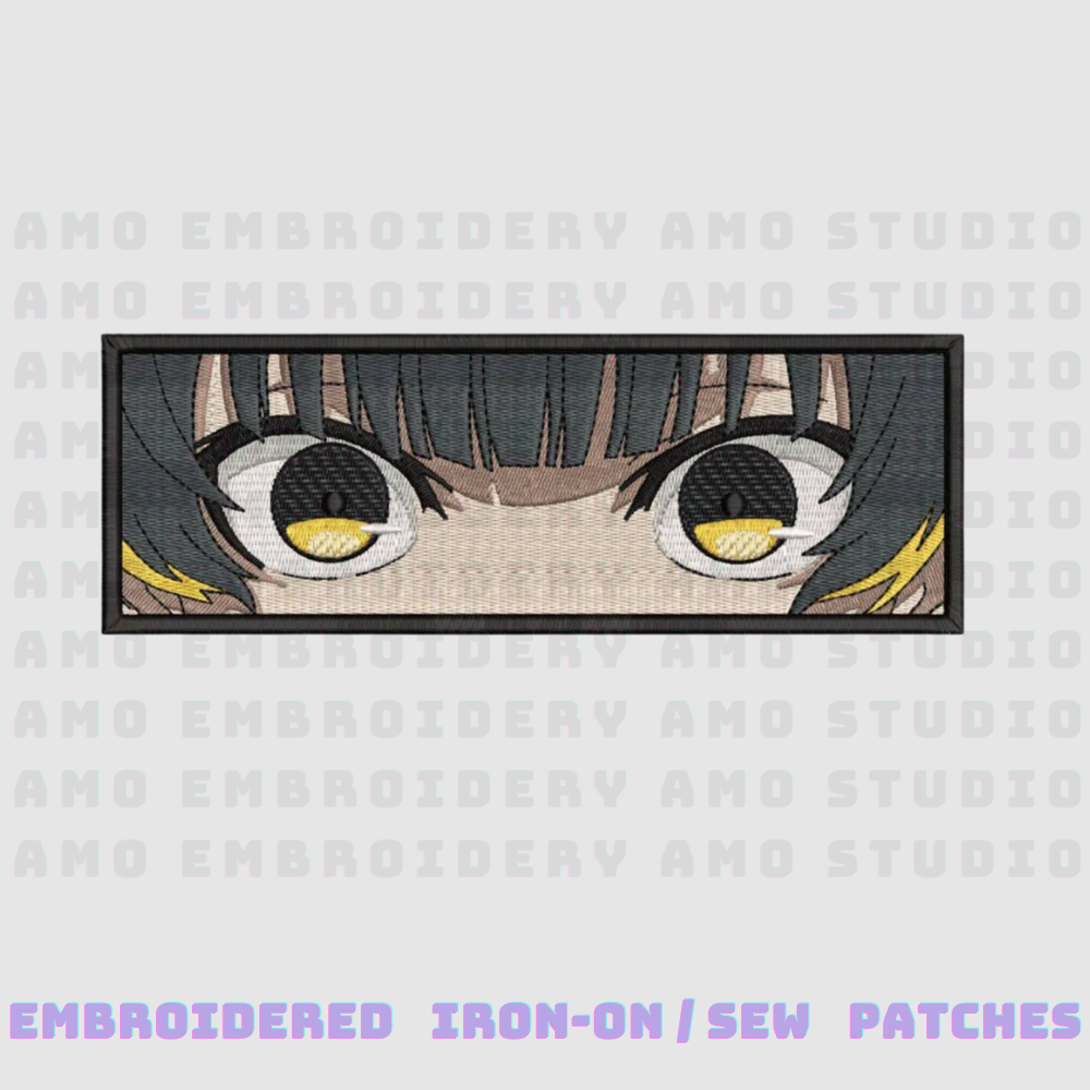 blue lock bachira meguru embroidered patch 14cm rectangular