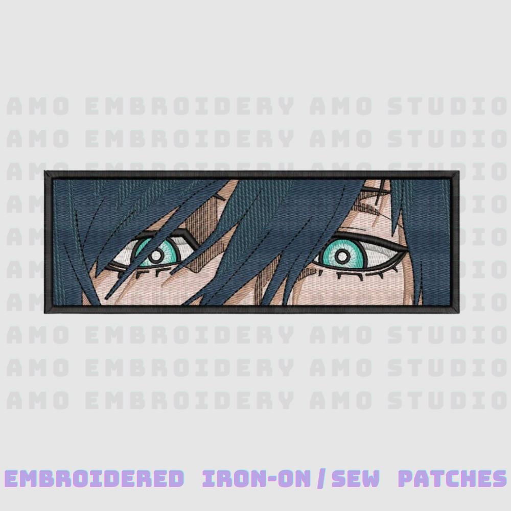 blue lock itoshi rin embroidered patch 14cm rectangular