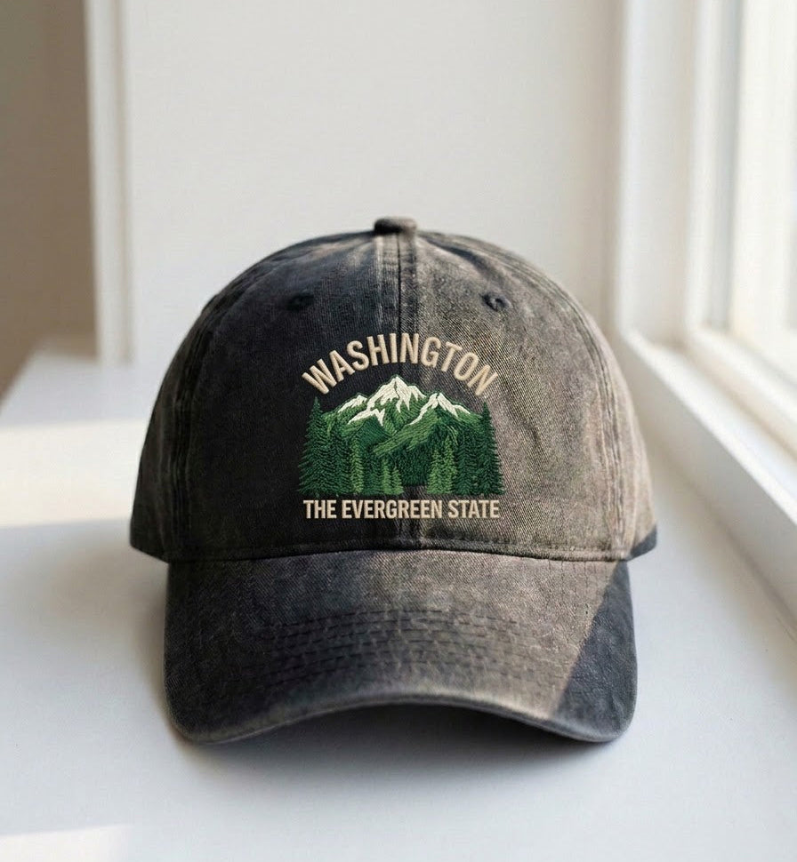 Washington Evergreen State Embroidered Cap - view 2