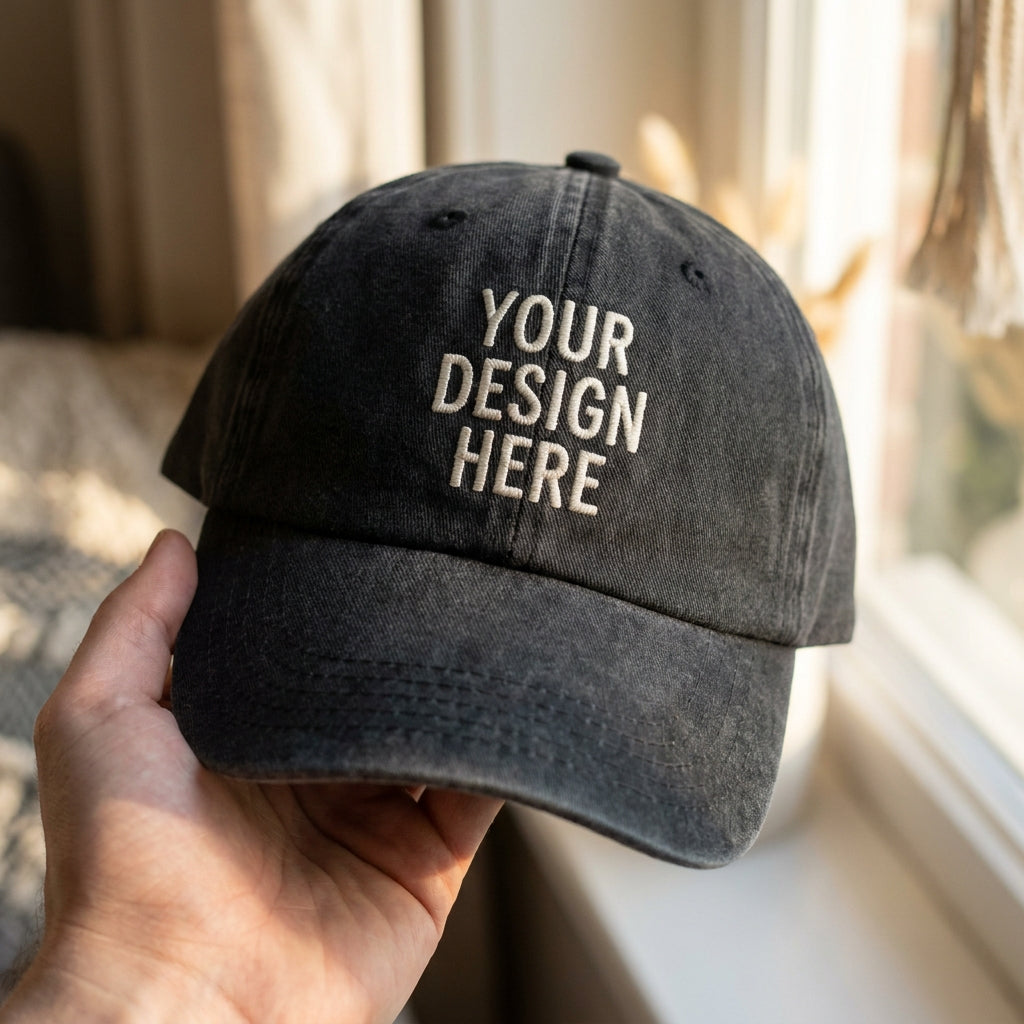 Custom Text Embroidered Cap – Personalize Your Style - photo 3