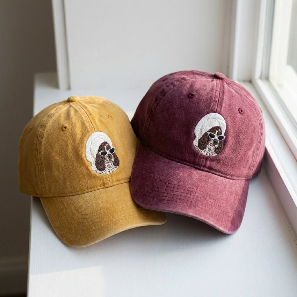 Dog Sunglasses Embroidered Cap – Trendy Streetwear Style - photo 4